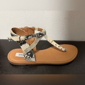Steve Madden snake skin sandals